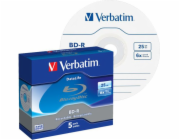 Verbatim BD-R 25 GB 6x 5 kusů (43836)