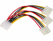 Akyga Molex - Molex x3, 0,15 m, vícebarevný (AK-CA-40)