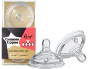 Tommee Tippee silikonový dudlík 6 m + 2 kusy (TT0092)