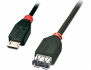 Lindy microUSB - USB-A USB kabel 0,5 m černý (31935)