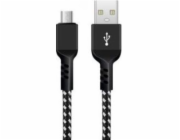 Maclean USB-A - microUSB kabel 1 m černý (MCE473)