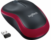 Logitech M185 Mouse Red (910-002240)