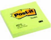 Post-it Neon pad 654N, 76x76mm, jasně zelená, 100 listů (3M0306)