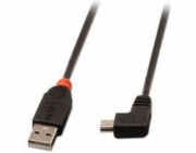 Lindy USB-A - miniUSB USB kabel 0,5 m černý (31970)