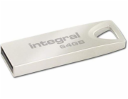 Integrální Pendrive Metal Arc, 64 GB (INFD64GBARC)