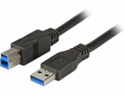 EFB USB-A USB kabel – 1,8 m černý (K5247SW.1.8)