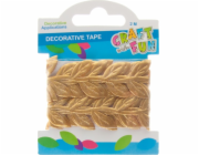 Craft with Fun CF DECK DECORATION LEAF TAPE 2M/2,5CM ZLATÁ 12/288