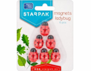 Starpak I LADYBUG MAGNET 25MM STK OP6PCS B/C 24/144