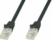 Techly TechlyPro síťový propojovací kabel RJ45 Cat5e UTP CCA 1m černý