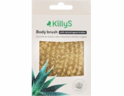 KILLYS_Body Brush tělový kartáč s přírodními štětinami z agáve