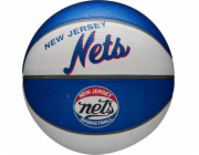 Wilson Wilson NBA Team Retro Brooklyn Nets Mini míč WTB3200XBBRO Blue 3