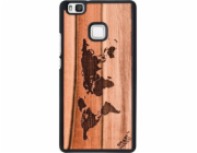 SmartWoods Case Wooden Map Case pro Huawei P9 Lite