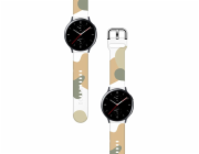 Hurtel Strap Camo Band pro Samsung Galaxy Watch 42mm silikonový řemínek Camo Watch náramek (6)