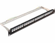 Patchpanel 1U 19 24x slot keystone (PP-24/FX/C)