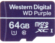 Karta WD Purple MicroSDXC 64 GB Class 10 UHS-I/U1 (SD-MICRO-10/64-WD)