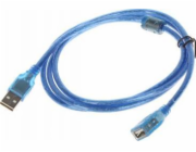 USB kabel USB-A - USB-A 1,5 m Modrý (USB-WG/1,5 M)