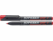 Sponky SCHNEIDER Foliopis OHP F, 0,7mm, červená