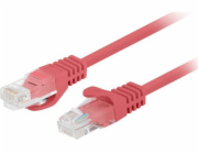 Lanberg PATCHCORD CAT.6 UTP 1M RED FLUKE PASSED LANBERG 10-BACK