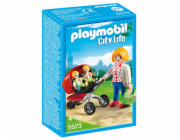 Playmobil 5573 Kočárek pro dvojčata Figurky Playmobil Kočárek pro dvojčata