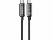 Wekome WEKOME WDC-193 Vanguard Series USB kabel – propojovací kabel USB-C na USB-C pro superrychlé nabíjení 100W 1 m (černý)