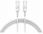 USB maxximus kabel mx šok 20w pd c/c bílá/bílá