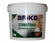 Zdobící tmel Briko Structura, bílý, 5 kg