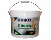 Zdobící tmel Briko Structura, bílý, 15 kg