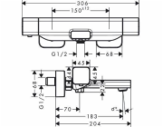 Koupelnová baterie Hansgrohe Ecostat E 15774000, chrom