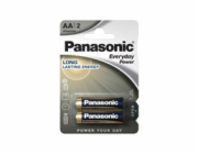 PANASONIC Alkalická baterie LR6EPS/2BP Everyday Power (Blistr 2 ks)