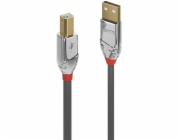 Lindy USB-A – USB-B kabel USB 7,5 m šedý (36645)