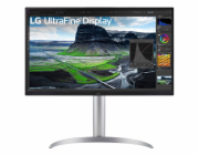 LG monitor 27UQ850V-W IPS 4K / 3840x2160 / 5ms / 2000:1 / 400cd / HDMI / DP / USB-C/ repro /pivot / výškově nastav./bílý