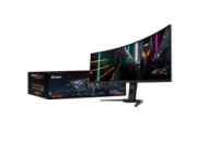 GIGABYTE LCD - 49" Gaming monitor AORUS CO49DQ, OLED, 5120x1440 DQHD 32:9, 144Hz, 1.5M:1, 250cd/m2, 0.03ms, 2xHDMI, 1xDP