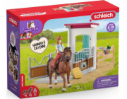 Schleich Horse Club box na koně s Hannah & Cayenne, figurkou na hraní