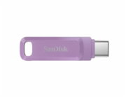 SanDisk Flash Disk 256GB Ultra Dual Drive Go, USB-C 3.2, Fialová