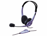 GENIUS headset - HS-04S (sluchátka + mikrofon), single jack