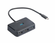 DELTACO USBC-HUB203, USB Type C Hub 4x USB A