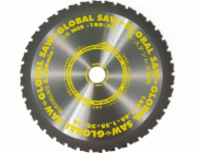 GLOBAL SAW Kotoučová pila na řezání oceli GLOBAL SAW 180 x 1,65/1,35 x 20 mm / 38z CERMET