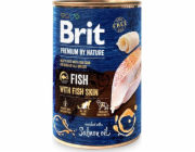 Brit Premium by Nature Fish with Fish Skin 400g konzerva pro psy