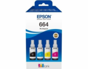 Epson C13T66464A inkoustová náplň 4 kusů Kompatibilní Černá, Azurová, Purpurová, Žlutá