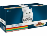 PURINA Gourmet Perle Mix - mokré krmivo pro kočky - 60x85 g