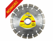 KLINGSPOR SEGMENTOVANÁ DIAMANTOVÁ ČEPEL 230 mm x 2,6 mm x 22,2 mm SUPRA DT600U ŽELEZOBETON