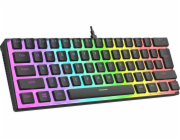 RAMPAGE HERNÍ KLÁVESNICE USB-C RGB PUDDING KEYS