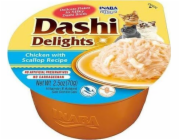 INABA Dashi Delights Kuře s hřebenem ve vývaru - kočičí pamlsky - 70g