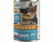 FRENDI s krůtími kousky v jemné omáčce - mokré krmivo pro psy - 1250g