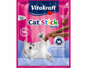 VITAKRAFT CatStick Mini with flounder and Omega-3 - pamlsek pro kočky - 3 kusů