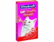 VITAKRAFT Cat Liquid-Snack with beef - pamlsek pro kočky - 6 x 15g