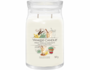 Svíčka ve skleněné dóze Yankee Candle, Sladký vanilkový nápoj horchata, 567 g