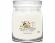 Svíčka ve skleněné dóze Yankee Candle, Sladký vanilkový nápoj horchata, 368 g