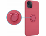 OEM pouzdro Silicon Ring pro iPhone XR, světle červené