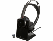 Poly Voyager Focus 2-M USB-A with charging station on-ear